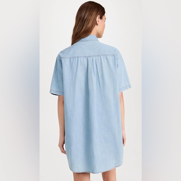 o.p.t Chance Dress in midwash denim XS - Picture 2 of 6